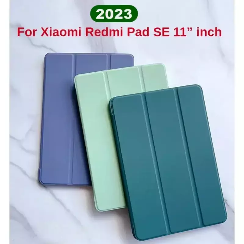 Dla Xiaomi Redmi Pad SE Case 11 cal 2023 Auto Sleep Cover funda dla redmi Pad se 11 "etui magnetyczne podstawka Coque Capa