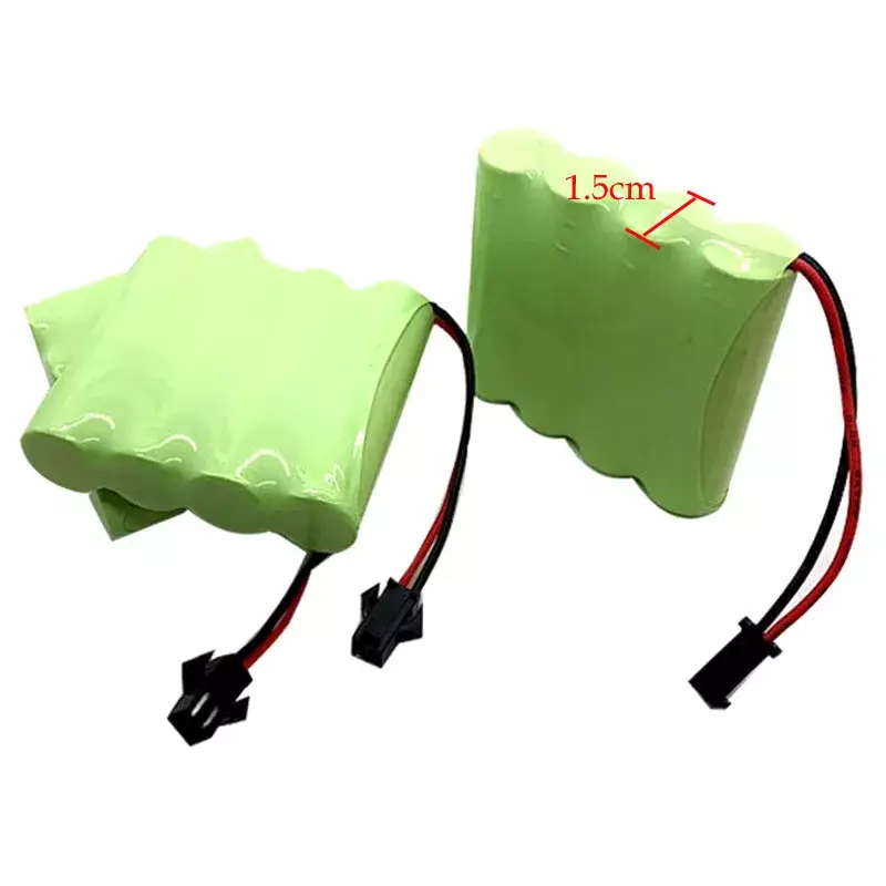 1PC High Capacity 4.8V 2000mAh 4x AA NI-CD NiCD RC Rechargeable Battery Pack for Helicopter Robot Car Toys with SM Connect Plug