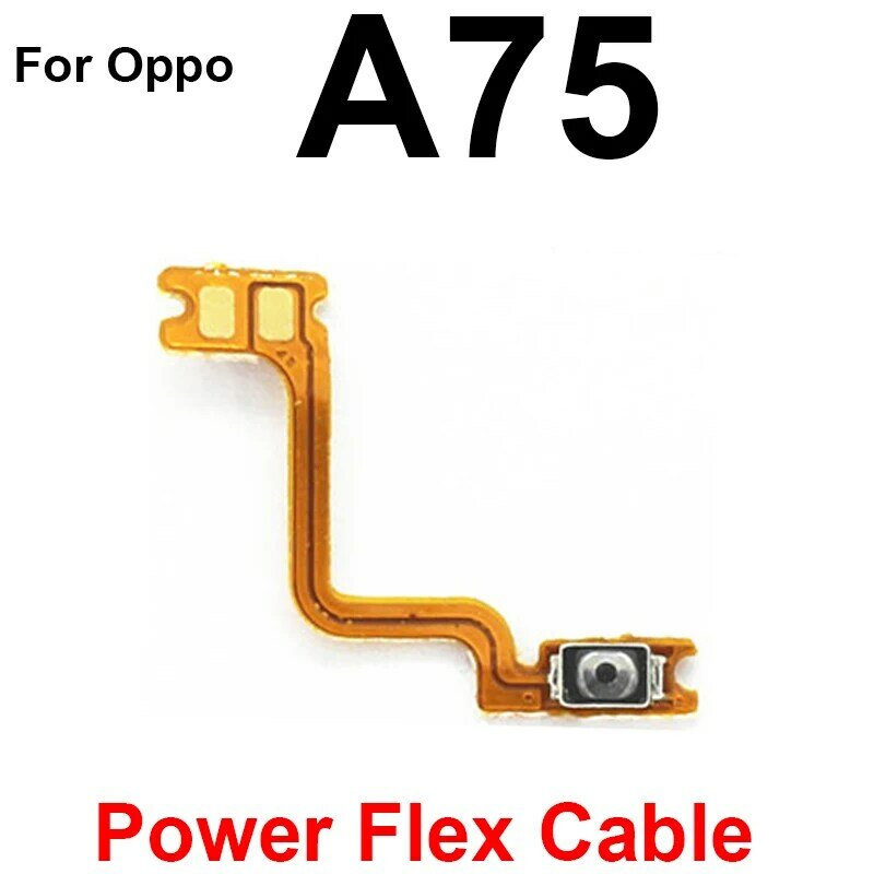 Oppo用の柔軟な電源ボタンケーブル,a71 a72 a73 a74 a75 4g 5g,オンおよびオフボタン,フレックスケーブル