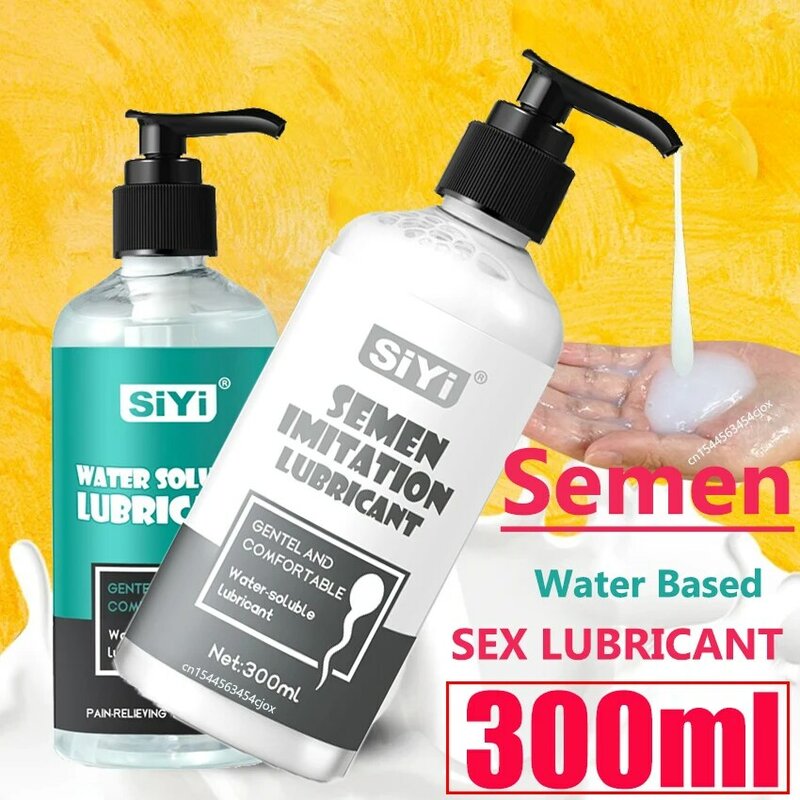 Lubricant for Sex Cream Semen Lube Anal Vagina Water Based Sex Massage Oil Adult Masturbation Couple Game Intimate Goods Toy Gel