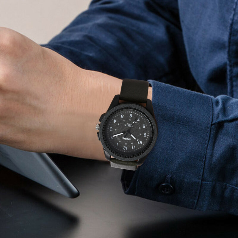 Relogio Masculino Men Watch Fashion Sport Watches New Men'S Watch Men Calendar Leather Casual Quartz Clock Relojes Hombre