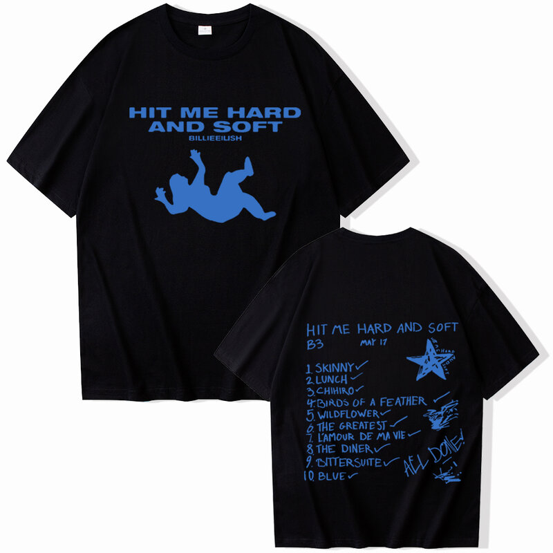 Hit Me Hard and Soft 2024 Tour Shirt uomo donna girocollo manica lunga BL t-Shirt