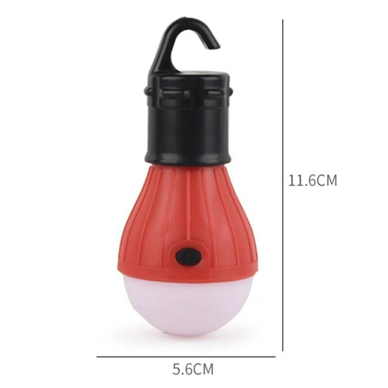 Lanterne LED portable à économie d'énergie, lampe de camping, mini ampoule, tente extérieure, lumière de nuit, adaptée à la randonnée, à la chasse, à la pêche