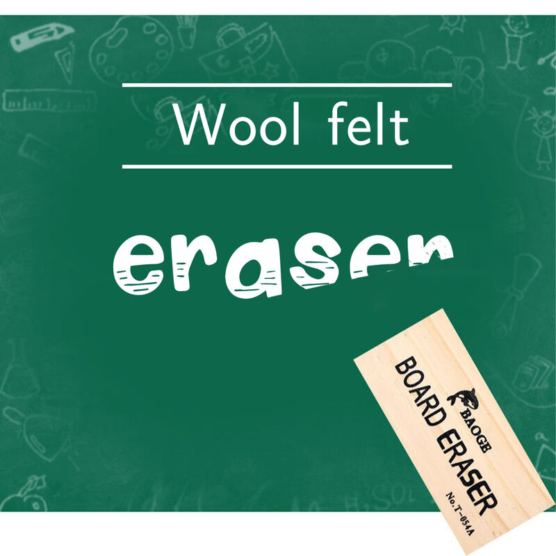 ปากกามาร์กเกอร์ทำความสะอาดใช้งานได้จริงจับสบายอุปกรณ์โรงเรียนยางลบไวท์บอร์ดสำหรับห้องเรียนผ้าขนแกะสำนักงานบ้านแปรงปัดฝุ่น
