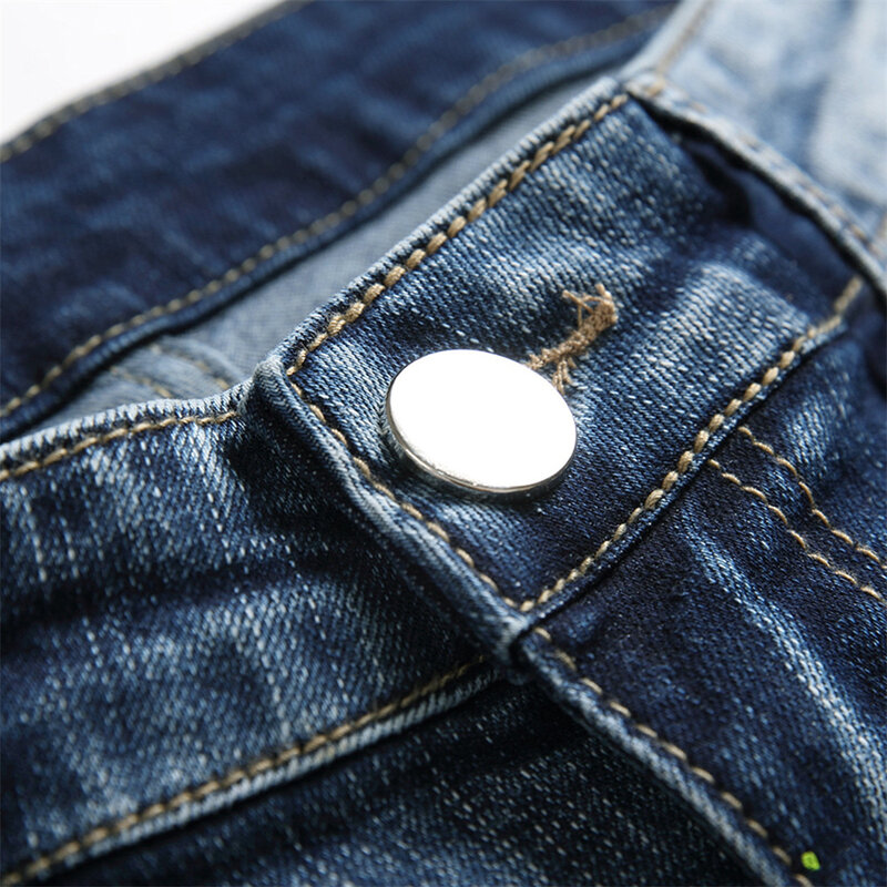 Jeans Kaki Lurus Hitam Mode Klasik Pria Baru Musim Semi dan Musim Gugur 2022 Jeans Panjang Kualitas Tinggi Ukuran Ramping Kasual Pria