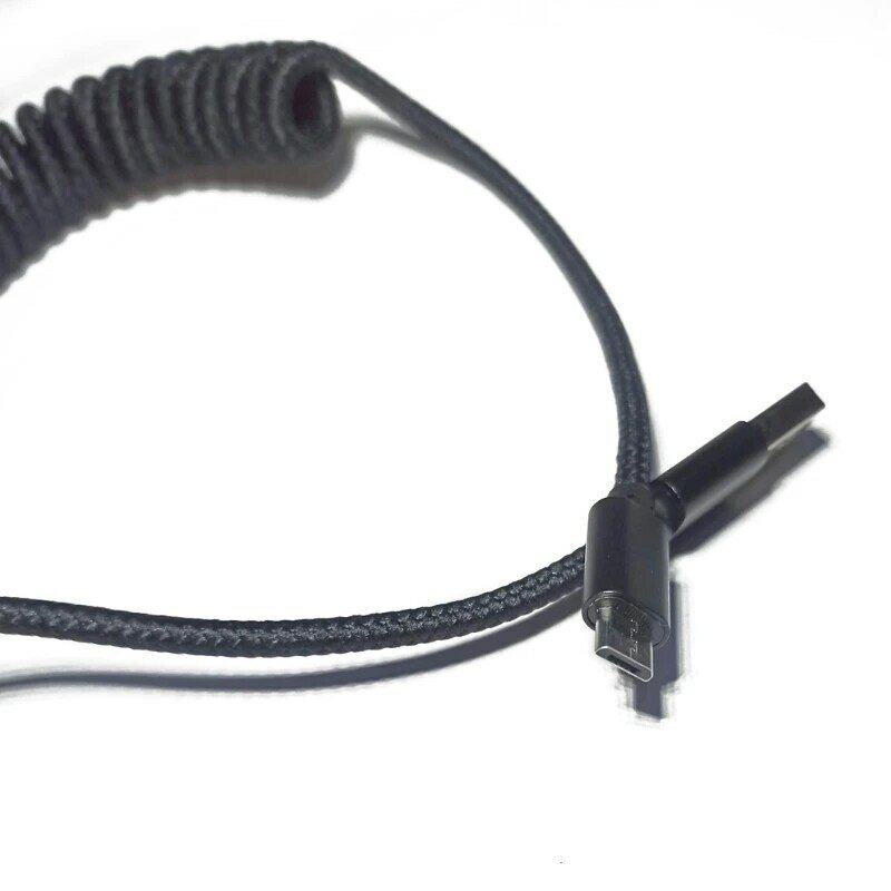 Cho GH60 Bàn Phím Cơ Type-C Sang Cổng USB/USB V2 Micro Cuộn Cáp Trang Sức Giọt
