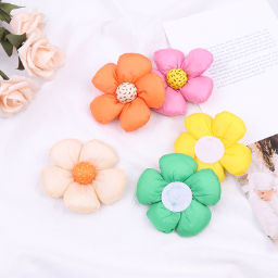 Breloque fleur de soleil pour chaussures, broche fleur colorée, accessoires de décoration pour sac et chapeau, bricolage, 1 pièce