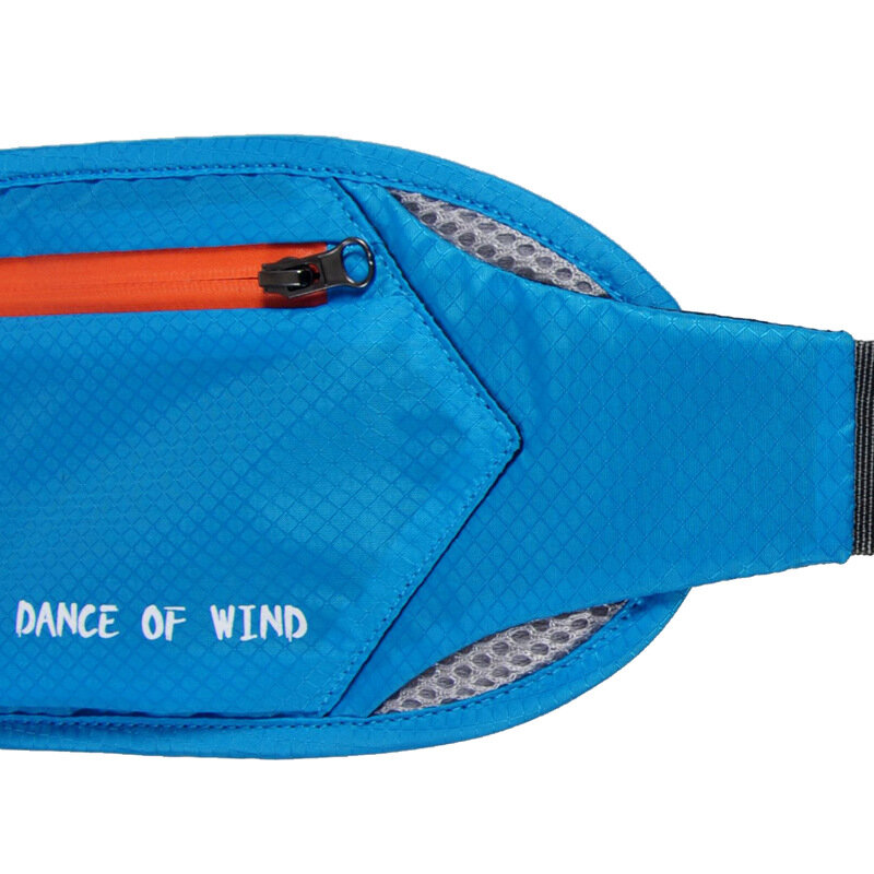 Borsa per telefono sportiva all'aperto in tessuto di Nylon YoReAi borsa per cintura antifurto attillata zaino da corsa per maratona invisibile