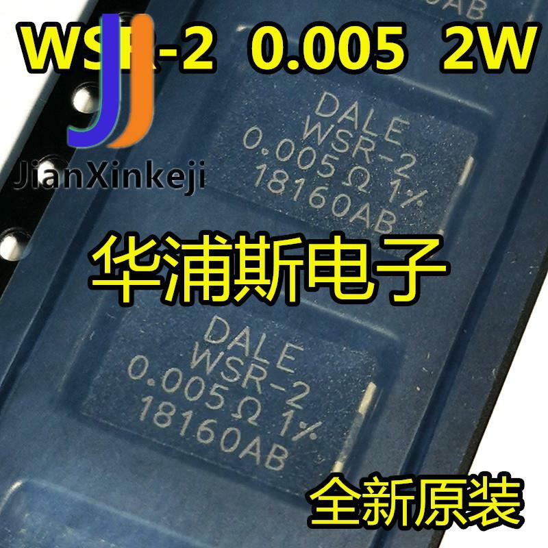 10Pcs 100% Originele Nieuwe WSR25L000FTA WSR-2 0.005R 1% 2W 4527 Vishay Smd Sampling Vermogen Weerstand