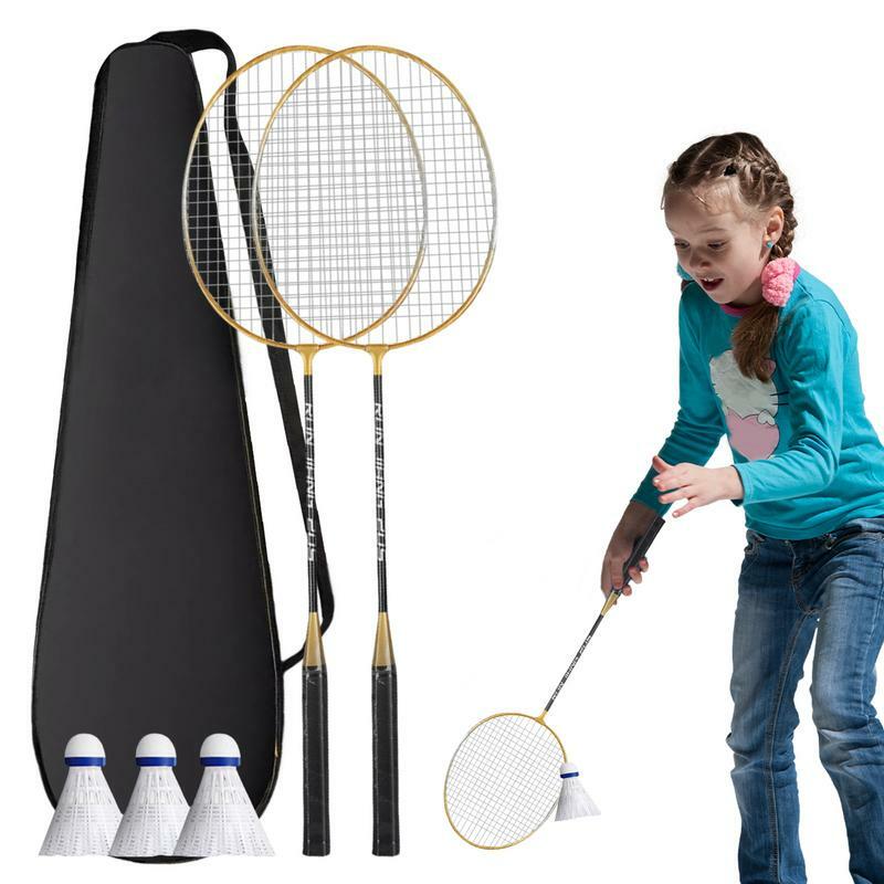 Rakieta do badmintona profesjonalny zestaw do badmintona dla dorosłych lekki sprzęt do badmintona pochłaniające pot dla dorosłych