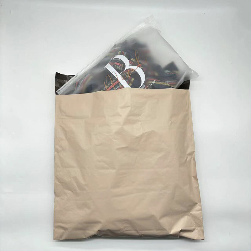 Własne Logo druk ekologiczny biodegradowalny poli Express paczka nagie torby przewozowe do odzieży