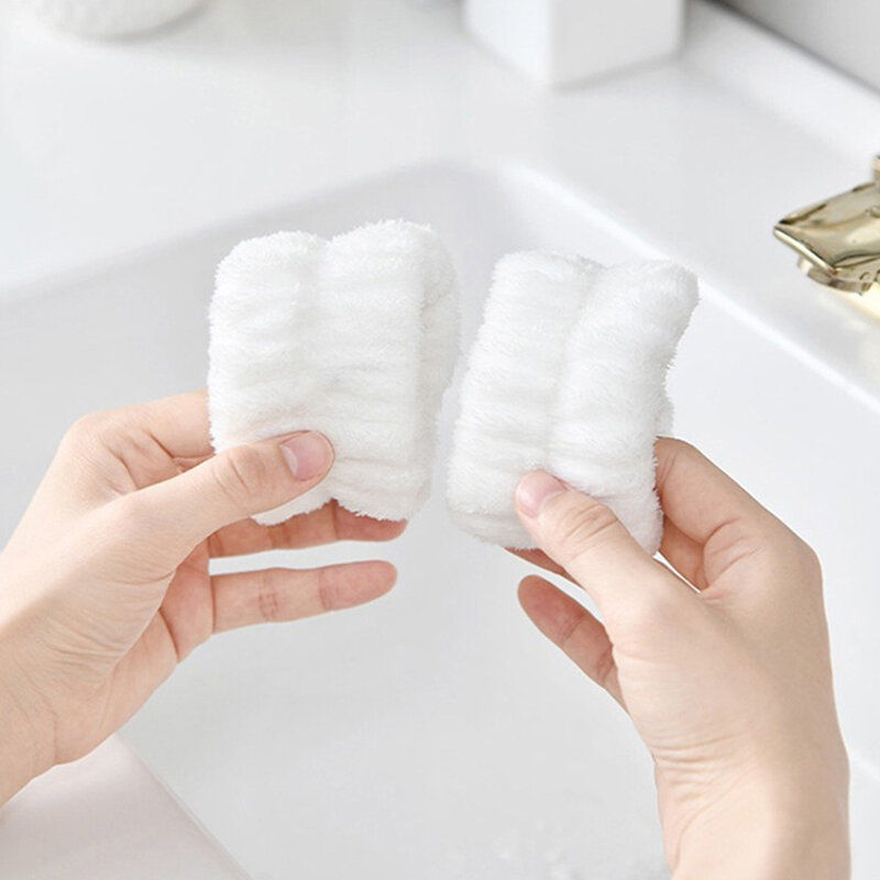 Muñequeras para lavado de cara, toallas absorbentes elásticas de conveniencia suave para ducha, SPA, Yoga, banda deportiva