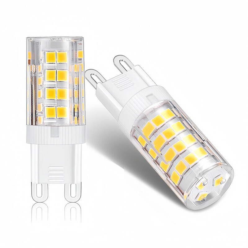 Brightest-G9 Lâmpada LED cerâmica, Refletor branco quente e fresco, Luz de halogênio, AC 220V, 5W, 7W, 9W, 12W, SMD2835