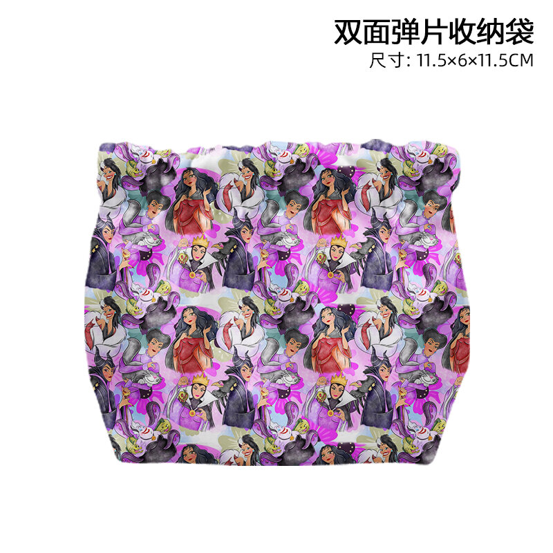 Disney Maleficent T8140 Anime Briefcases Coin Bag Cartoon Makeup Bag Casual Purses Card Storage Handbag Gift