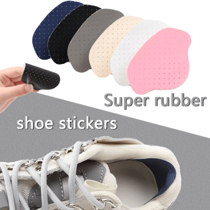 Plantillas adhesivas para reparación de zapatos, parche de almohadillas para el talón, pegatina protectora para el cuidado de los pies, antidesgaste, 4 piezas