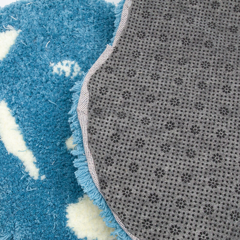 180*100Cm Pola Bunga Prem Vinil Karet Antiselip Kain Bulu Kempa untuk Karpet Diy Tikar Lantai Bantal Kursi Mobil Bahan Antiselip