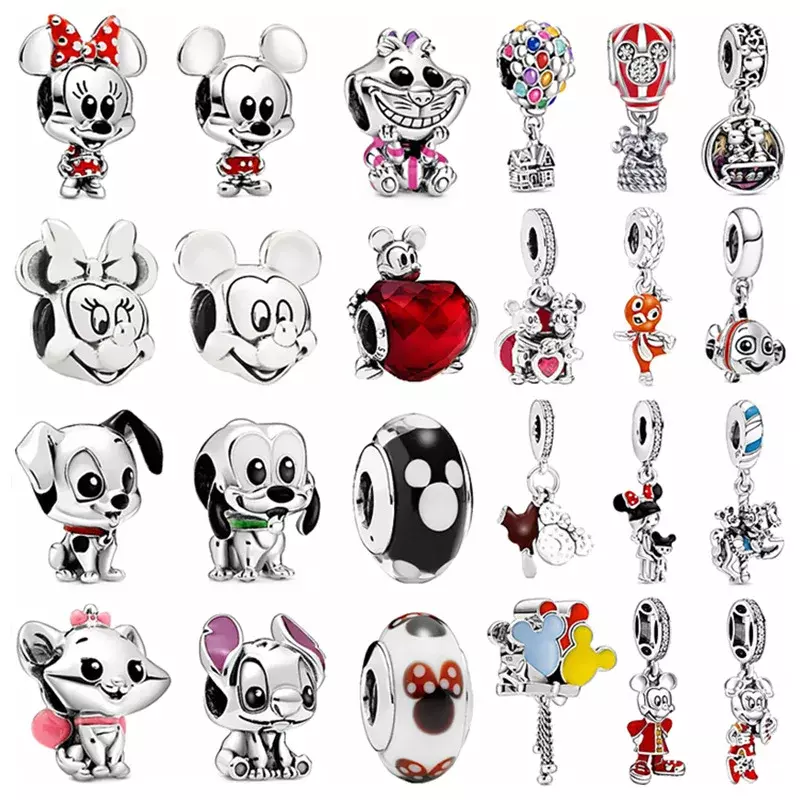 Hete Disney Stripfiguur Stitch Pan 'S Legering Diy Armband Kralen Mickey Minnie Accessoires Armband Accessoires