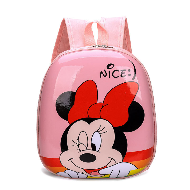 Disney Mickey and Minnie Childrens School Bag Kindergarten Boy Baby Eggshell Backpack Elsa Princess Little Girl Cartoon Backpack