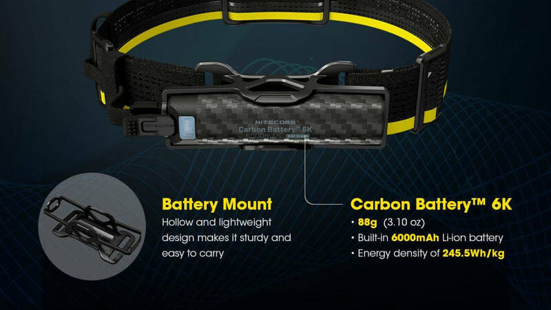Bateria do carbono do Nitecore™Kit 6k 6k