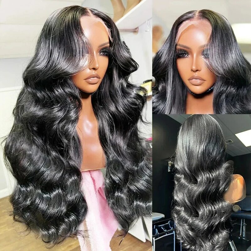 13x4 Lace Front Wig 13x6 Lace Front Wig 32 34 Inches Body Wave Lace Front Wig Human Hair Brazilian Remy HD and Transparent Women