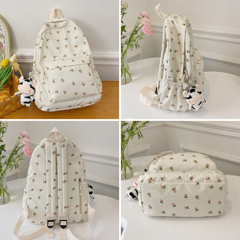 Pastoral style school bags for girls Kids quiet women backpack Elegant soft Children's School Backpack Fresh design mochilas