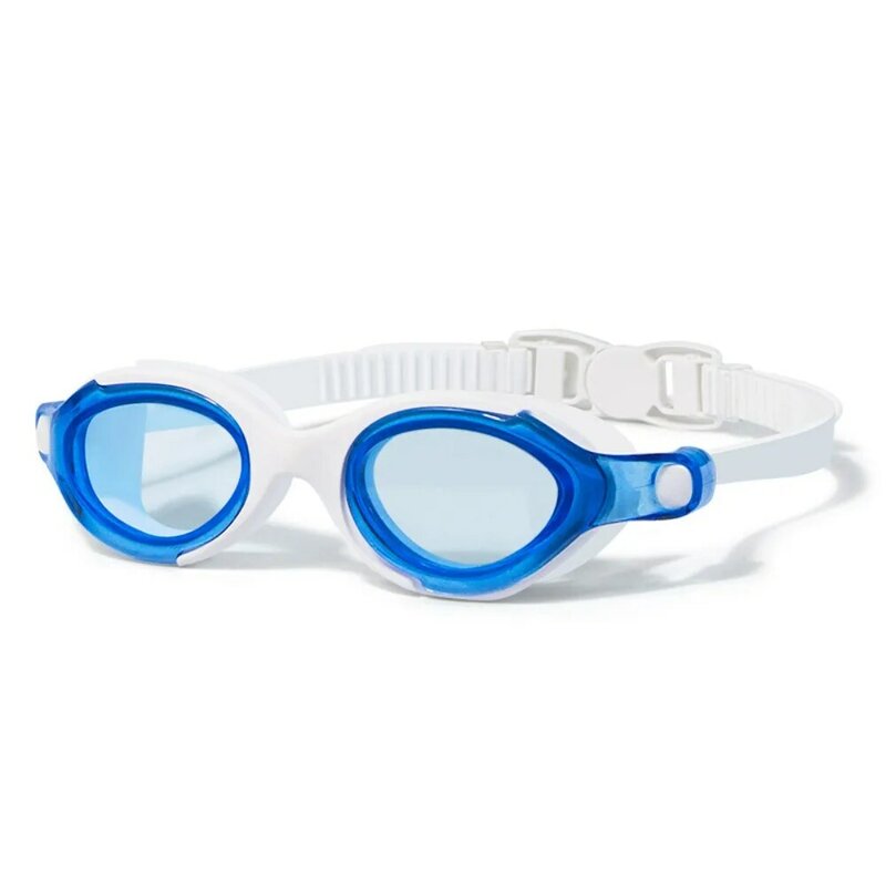 Óculos de natação impermeáveis, óculos HD anti-nevoeiro, piscina transparente ajustável