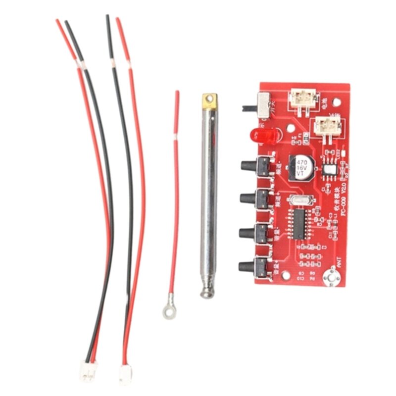 FṂ Radio Kits DIY Soldering Project 88MHz-109MHz Radio Module with Antenna DIY Kits for Soldering Leaning
