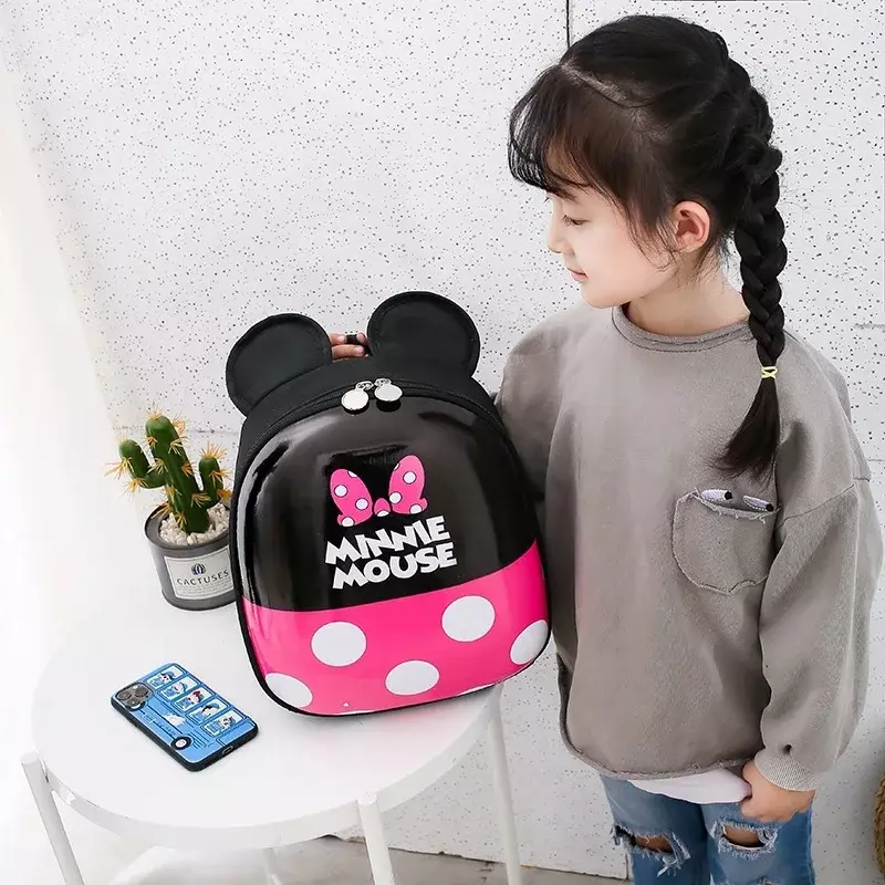 Disney Tas Sekolah Anak-anak untuk Anak Laki-laki Perempuan Indah Mickey Mouse Ransel Bayi TK Minnie Paket Kartun Lucu Baru Arrivel
