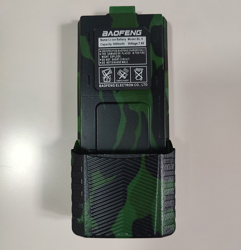 Baterai UV-5R Baofeng baterai BL-5 asli 1800mAh untuk Walkie Talkie USB/TYPEC isi daya UV5R UV-5RE seri dua arah bagian Radio