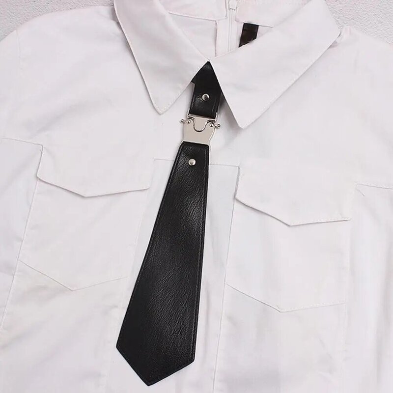 للرجال والنساء تصميم زهرة اللؤلؤ الصناعي ربطة عنق قابلة للتعديل ، ربطة عنق جلدية ، على الطراز الياباني ، موضة القميص ، مشبك