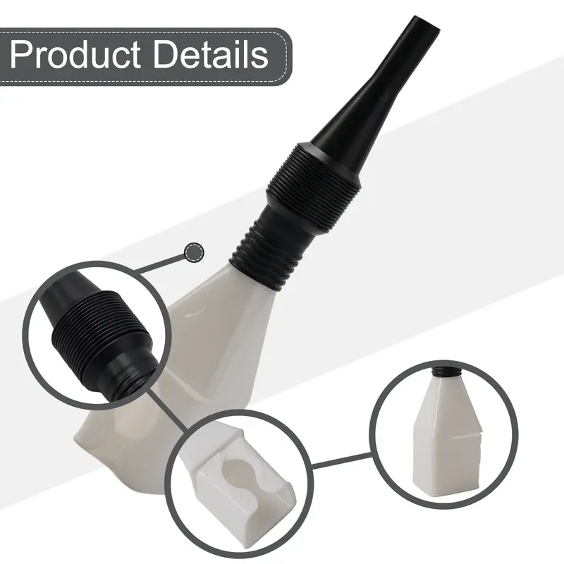 1 Pcs Flexible Car Refueling Funnel With Filter Car Motorcycle Truck Engine Oil Gasoline Filling Funnels Extension Pipe Tool