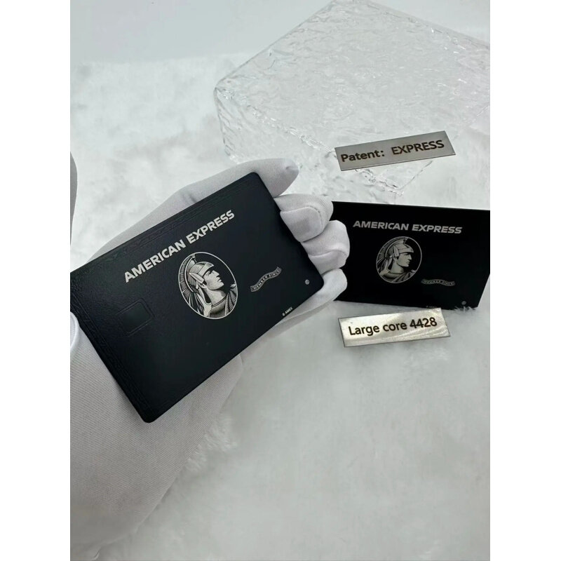 Personaliza la última tarjeta de Metal American Express, reemplaza tu tarjeta antigua por tarjeta de metal, tarjeta negra, tarjeta de artículo, tarjeta de regalo.