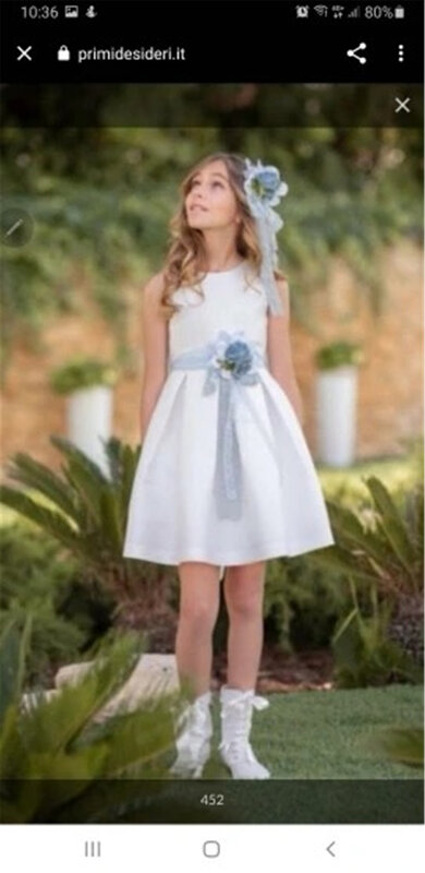 Infant Girls Little Kids Flower Petals Dress Children Bridesmaid Elegant Dress Formal Party Princess Summer Gowns Dress