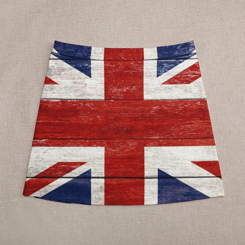กระโปรงผู้หญิง ROK MINI ธงสหราชอาณาจักรสำหรับฤดูร้อน2023
