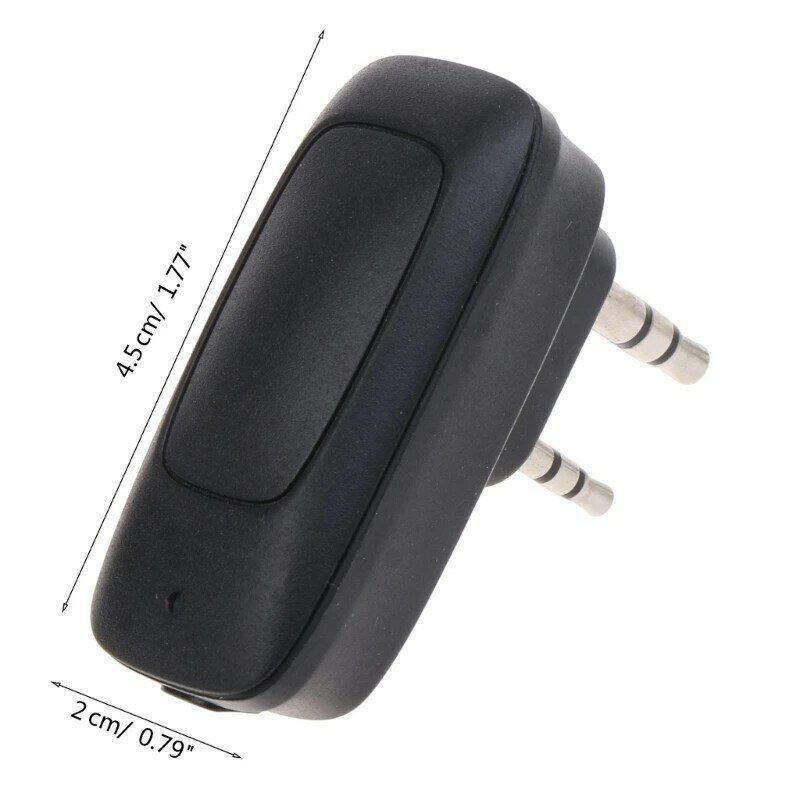 Walkie inalámbrico manos libres compatible con auriculares para UV-5R BF480 BF-666S BF-777S BF-888S Radio vías