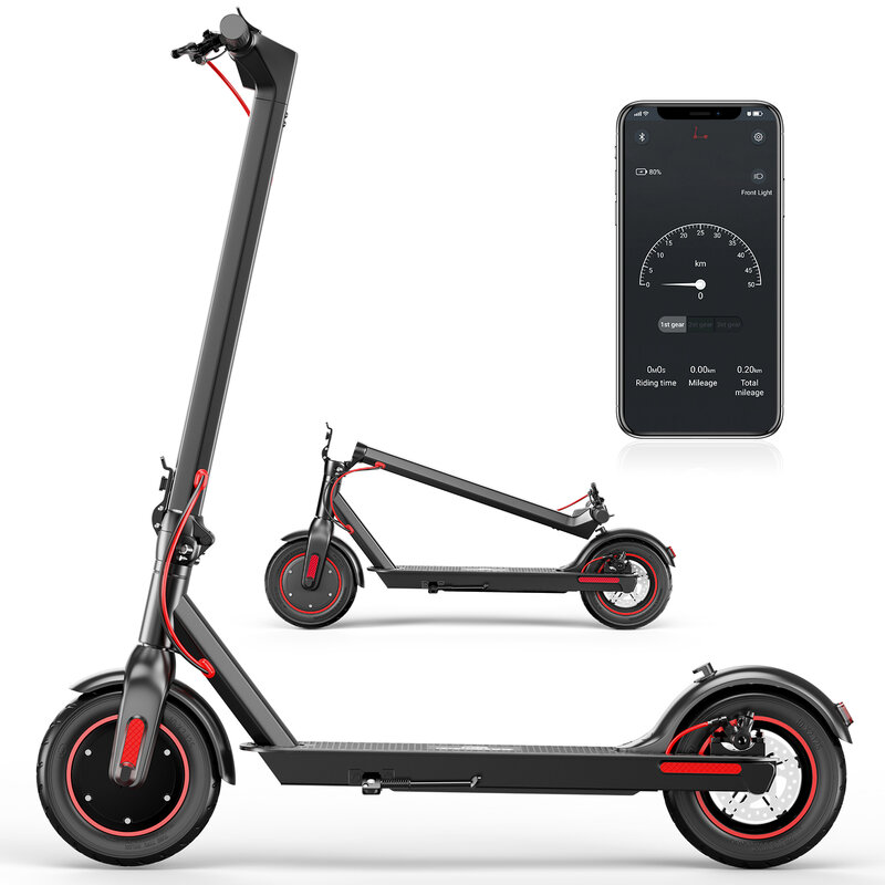 2024 Hot Selling 500W 10AH 15Ah Foldable Skateboard Electric Kick Scooters Waterproof Air Tire Electric Scooter