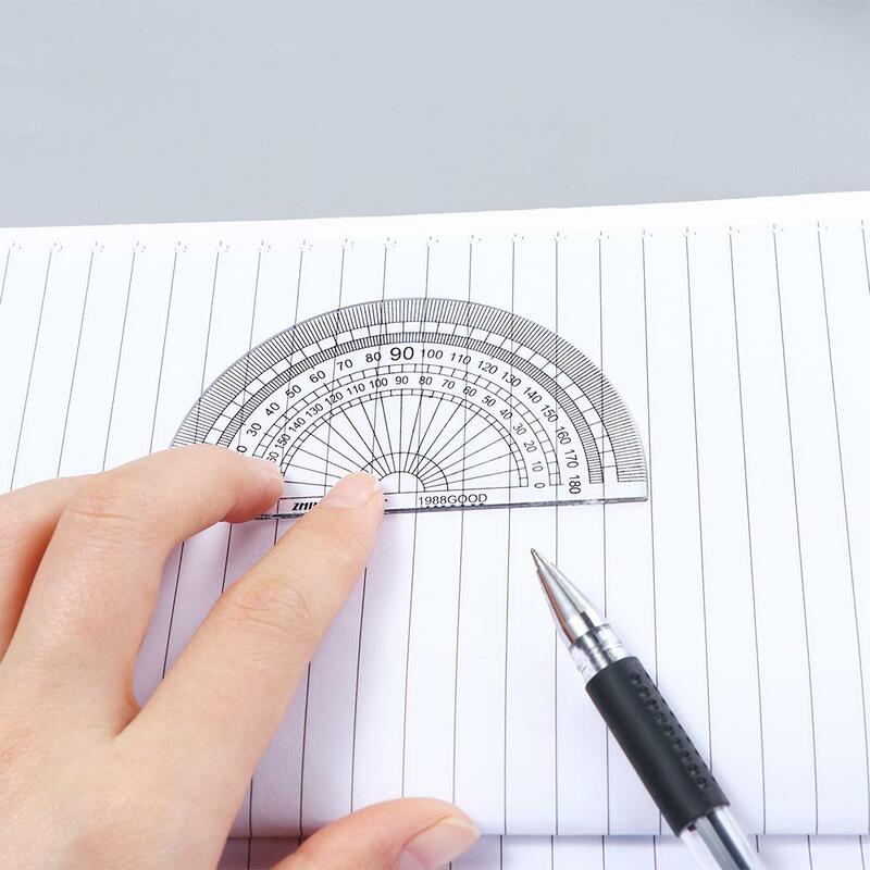 Büro lernen einfachen Stil Winkelmesser 15cm 18cm 20cm transparente Zeichnung Lineal Lineal Glätte Kunststoff Lineal