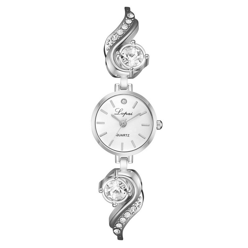 Petite montre-bracelet en argent pour femme, horloge, mode