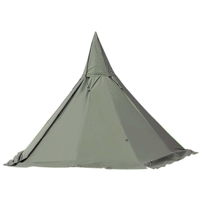 Camping Teepee com 2 portas, tenda leve sem tenda interna, 6 temporadas