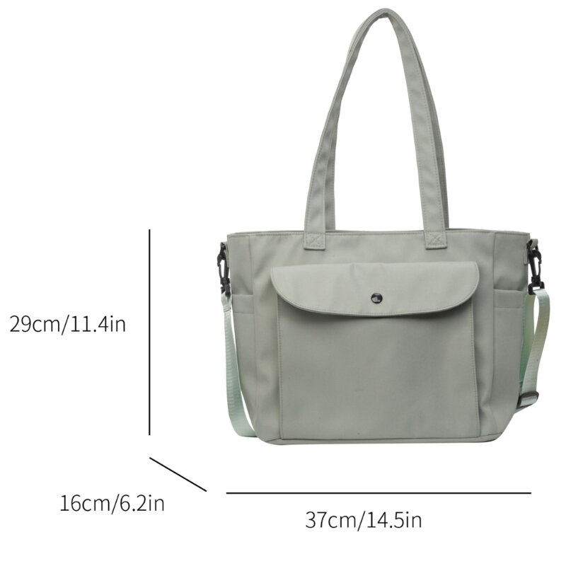 Umhängetasche große Kapazität Schult asche Nylon Umhängetaschen spritzwasser geschützte Einkaufstaschen für Mädchen Frauen Handtasche