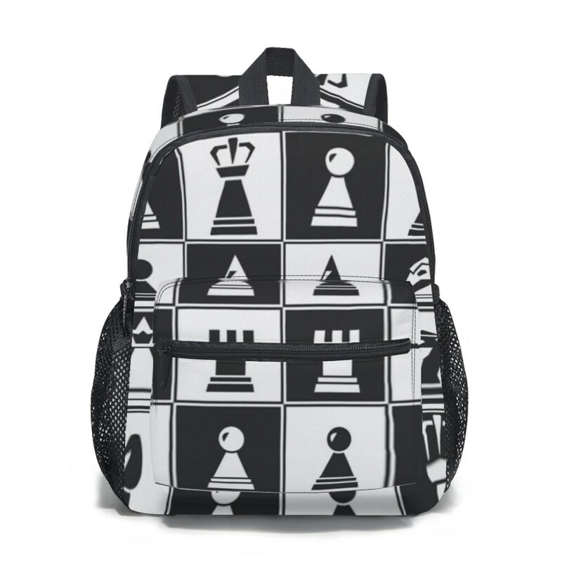 남아 여아용 체스 패턴 배낭, 유치원 학교 가방, 2-5 세