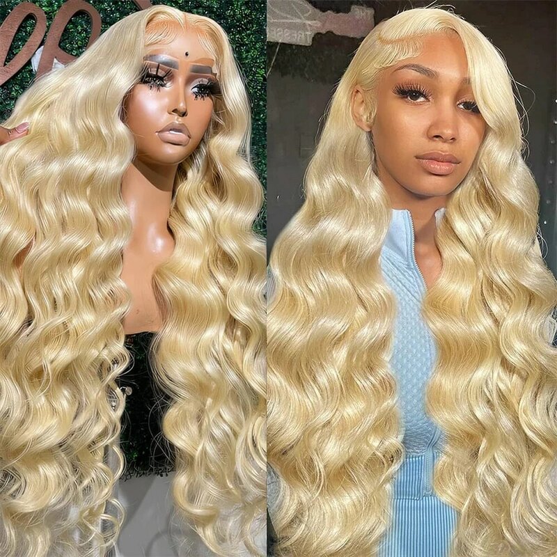 Honey Blonde 13x4 Hd Lace Wig Pre Plucked 13x4 Body Wave Lace Front Wigs Brazilian Human Hair 613 Human Hair Lace Frontal Wigs