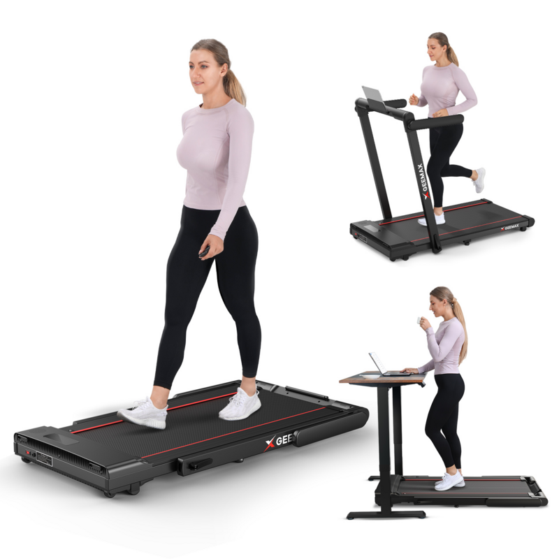 Geemax 2 Trong 1 Đa Chức Năng Có Thể Gấp Lại Treadmills Mini Tập Thể Dục Trong Nhà Tập Thể Dục Thiết Bị Tập Gym Gấp Nhà Tập Thể Hình Treadmills