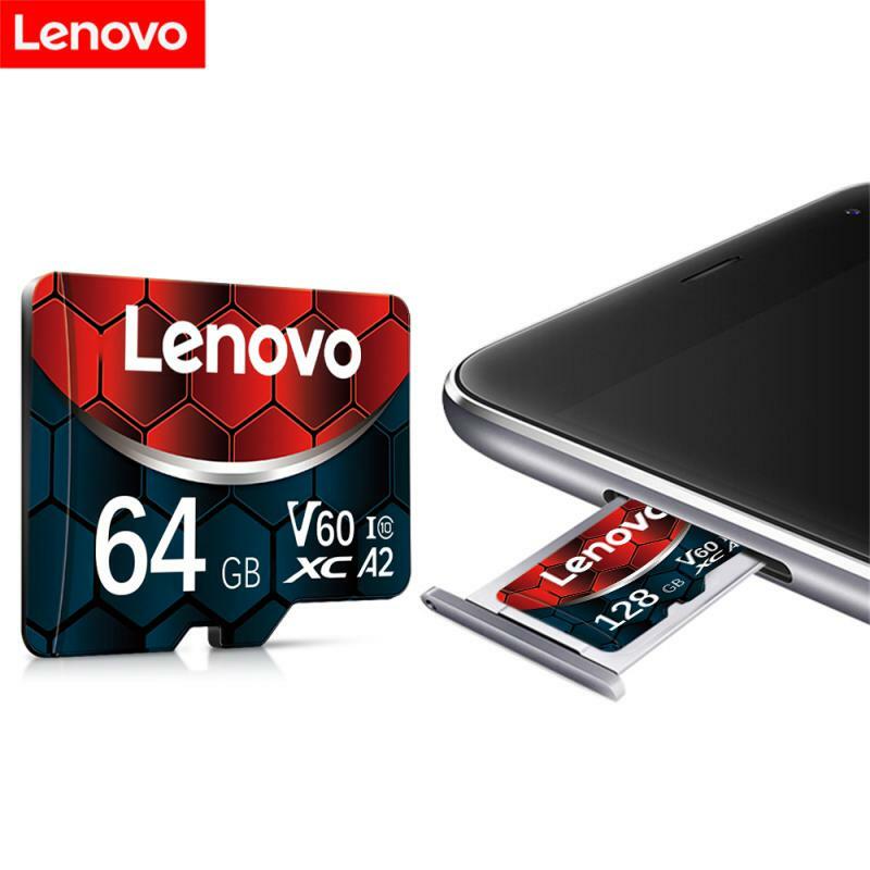 لينوفو-بطاقة ذاكرة عالية السرعة ، بطاقة مايكرو اس دي ، ذاكرة الكاميرا ، V60 ، 128GB ، 2 تيرا بايت ، 1 تيرا بايت ، 512GB ، 256GB ، V60