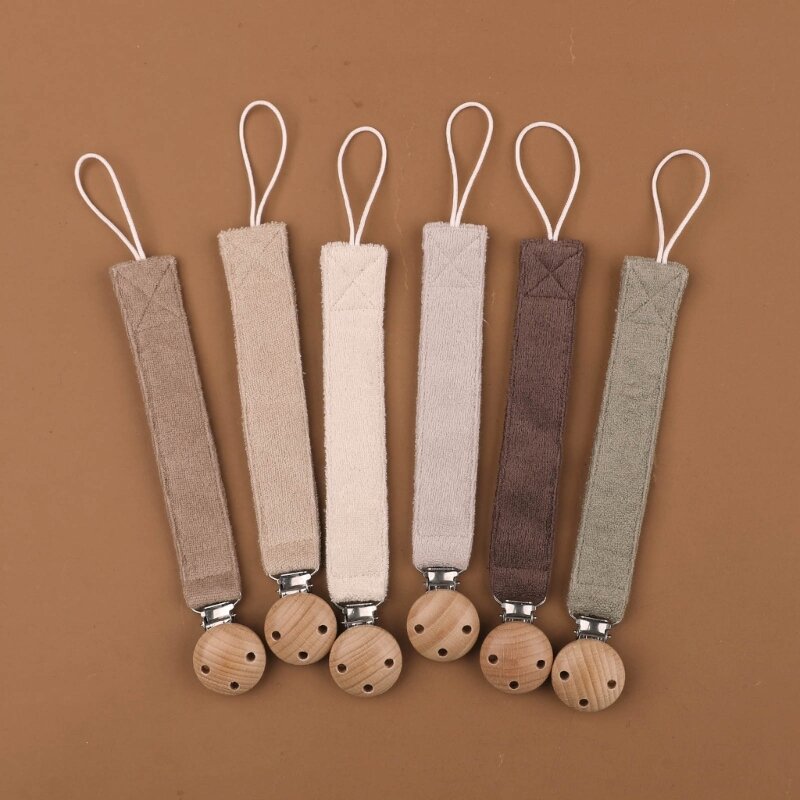 Solido catena per clip per ciuccio per bambini, decorazione per ciondolo per culla, cinturino per supporto per clip per ciuccio