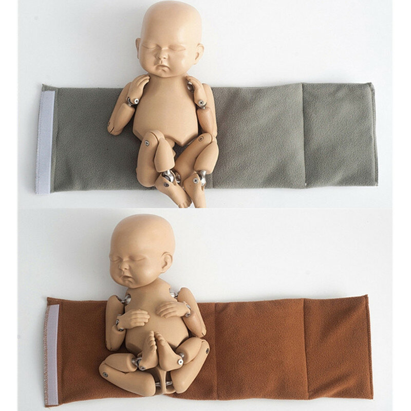 Puntelli per fotografia neonato Swaddle Wrap regolabile Baby Pose Assistance Wrap Cloth Baby Photo Shooting Aid Bag accessori
