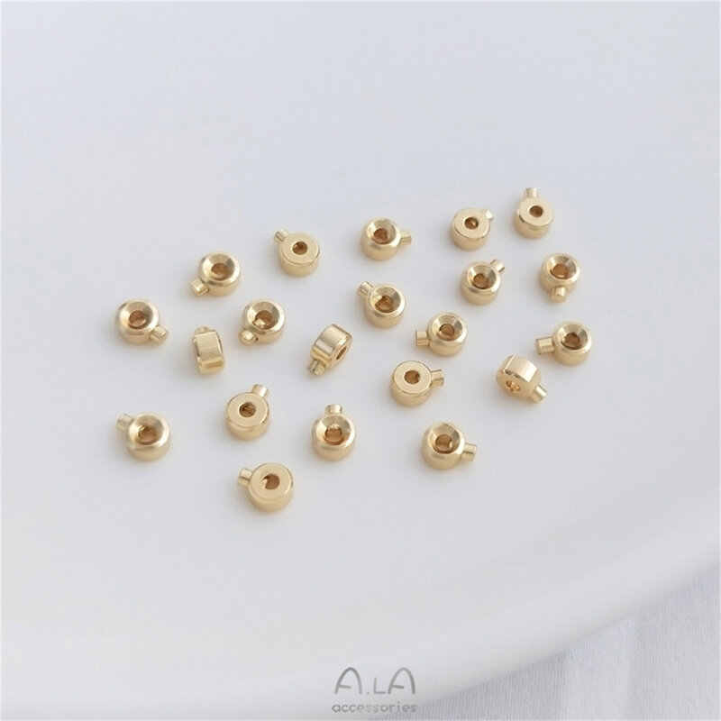 Narrow Positioning Buckle 14K Gold Package 18K Buckle DIY Bracelet Necklace Closure Clip Thin Buckle Accessories C045