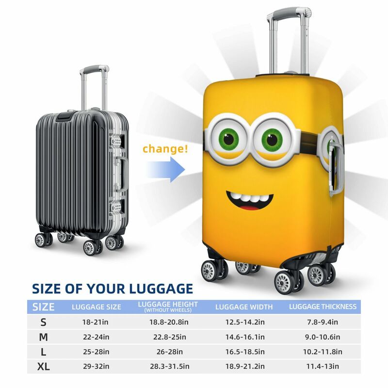 Benutzer definierte Schergen Gepäck abdeckung niedlichen Koffer Schutz abdeckungen Anzug für 18-32 Zoll