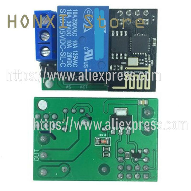 1PCS ESP8266 wifi Internet relay control extension plate supports a variety of temperature and humidity sensor module