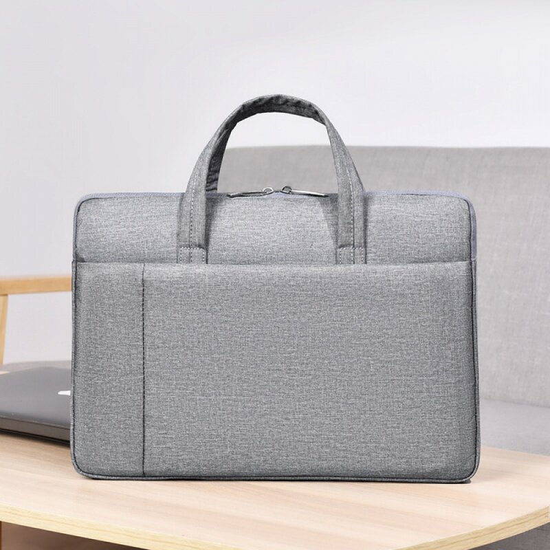 New 15.6-inch laptop bag simple handbag business portable briefcase printed logo
